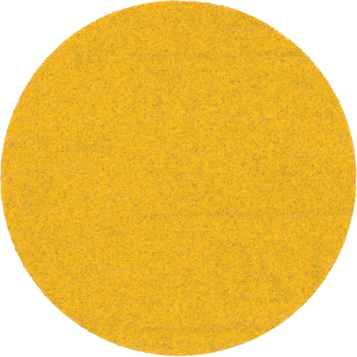 Disque abrasif dor&eacute; Hookit, dia 3", Grain 120, Oxyde d'aluminium, Poids C Cam Industrial