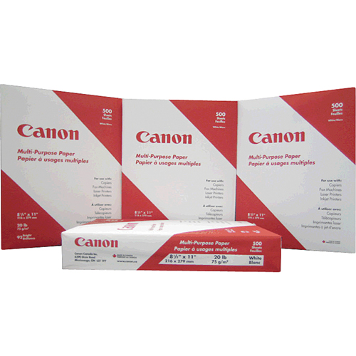 Papier pour copies a usage multiple, 8-1/2" x 11", 20 lb, Blanc Cam Industrial
