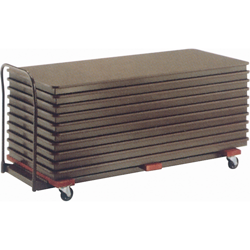 Flat Stacking Table Caddies, 97.5" W x 31.25" D x 36.25" H Cam Industrial