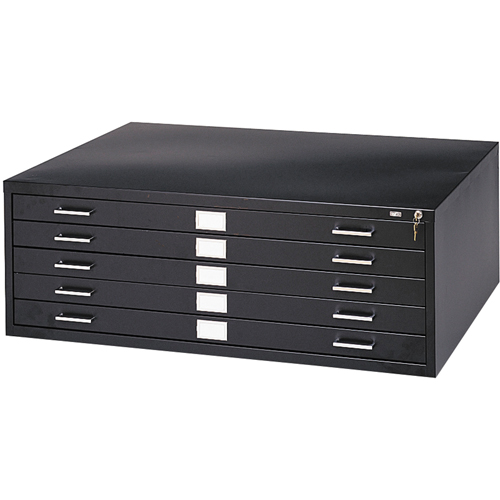Steel Plan Files, 5 Drawers, 46-3/8" W x 35-3/8" D x 16-1/2" H Cam Industrial