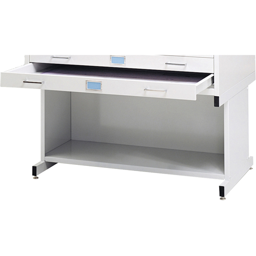 High Base for Steel Plan File Cabinet Cam Industrial
