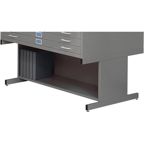 High Base for Steel Plan File Cabinet Cam Industrial