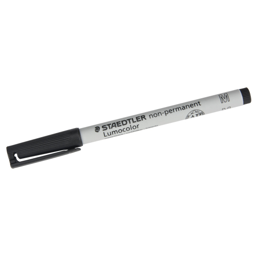 Lumocolor&reg; Non Permanent Medium Tip Black Marker Cam Industrial