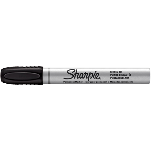 Permanent Markers - Berol Liquid Tip, Chisel, Black Cam Industrial