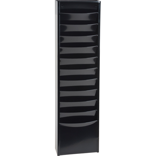 Pr&eacute;sentoirs, Stationnaire, 11 fentes, Acier, 9-3/4" la x 4-1/8" p x 36" h Cam Industrial
