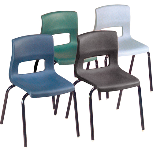 Chaises horizon, Plastique, Bleu Cam Industrial