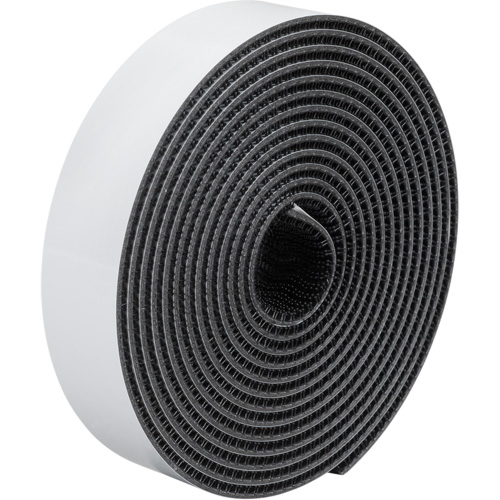 Dual Lock Reclosable Fastener, Self-Mating, 50 yds x 1/2", Adhesive, Black Cam Industrial