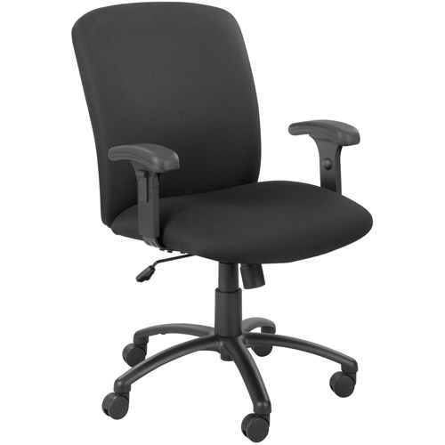 Uber Big & Tall Chairs, Nylon, Black, 500 lbs. Capacity Cam Industrial