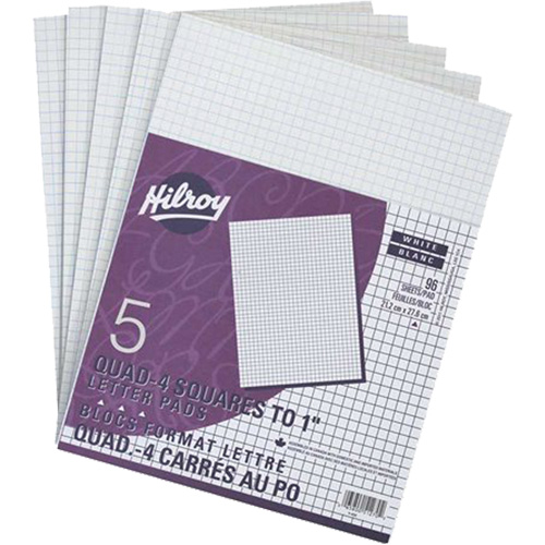 White Paper Pads Cam Industrial