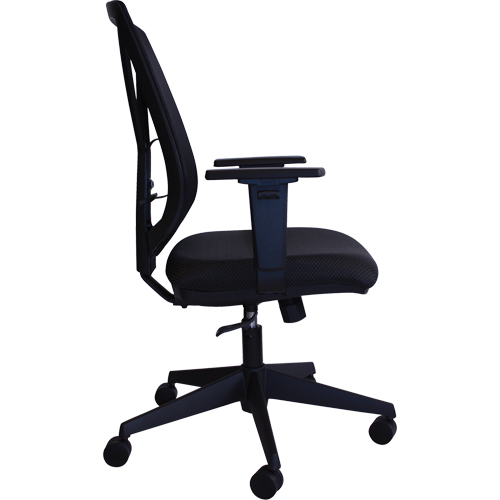 Chaise de bureau Activ A-47 Synchro, Tissu, Noir, Capacit&eacute; 275 lb Cam Industrial