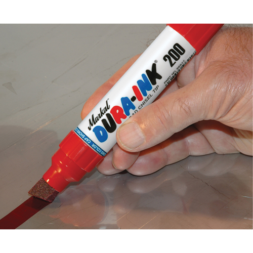 Dura-Ink&reg; 200 Marker, Chisel, Blue Cam Industrial