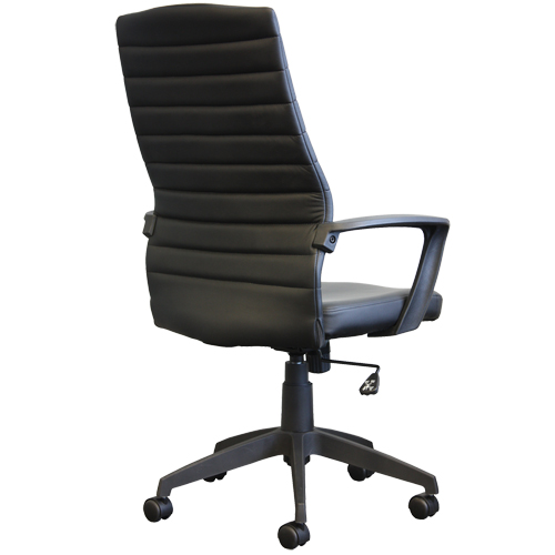 Activ A-128 Office Chair, Polyurethane, Black, 275 lbs. Capacity Cam Industrial