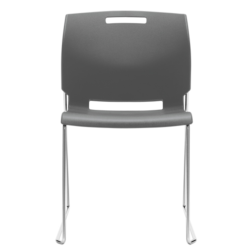 Chair, Plastic, 32-1/2" High, 300 lbs. Capacity, Grey Cam Industrial