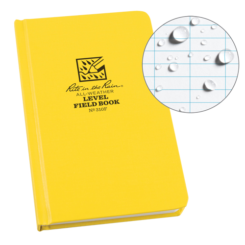 Livre reli&eacute;, Couverture rigide, Jaune, 160 Pages, 4-5/8" , 7-1/4"  Cam Industrial
