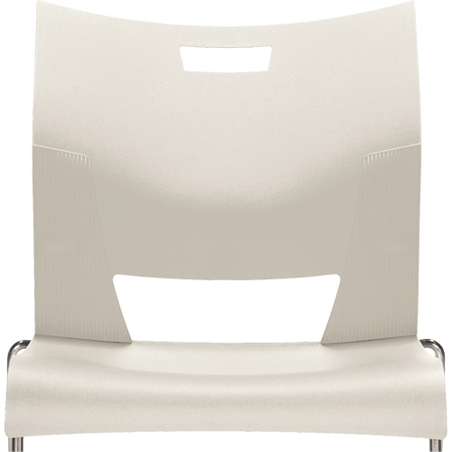 Duet Armless Training Chair, Plastic, 33-1/4" High, 350 lbs. Capacity, White Cam Industrial
