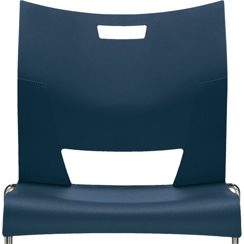 Duet Armless Training Chair, Plastic, 33-1/4" High, 350 lbs. Capacity, Blue Cam Industrial