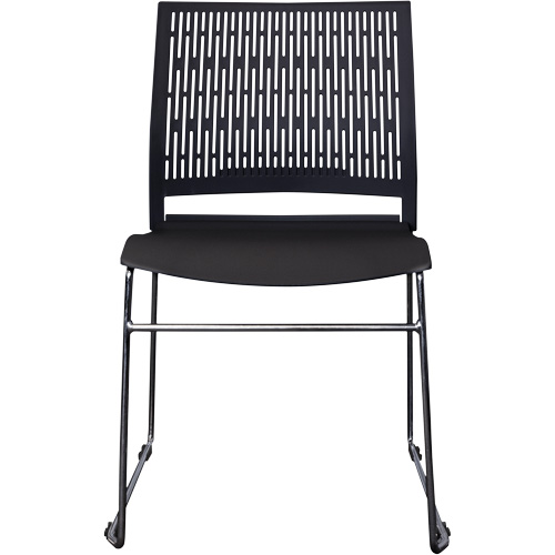 Activ Series Stacking Chairs, Polypropylene, 32-3/8" High, 275 lbs. Capacity, Black Cam Industrial