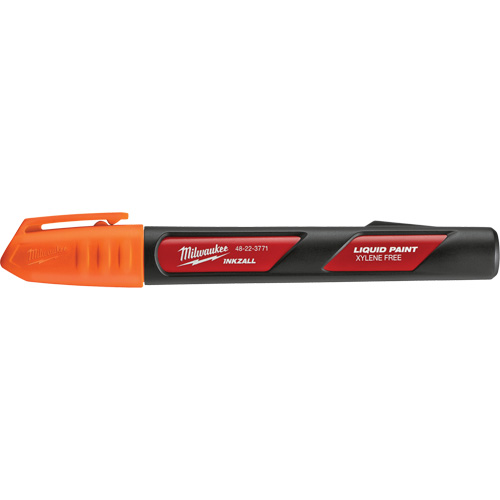 Inkzall Paint Markers, Liquid, Orange Cam Industrial