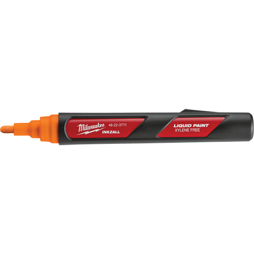 Inkzall Paint Markers, Liquid, Orange Cam Industrial
