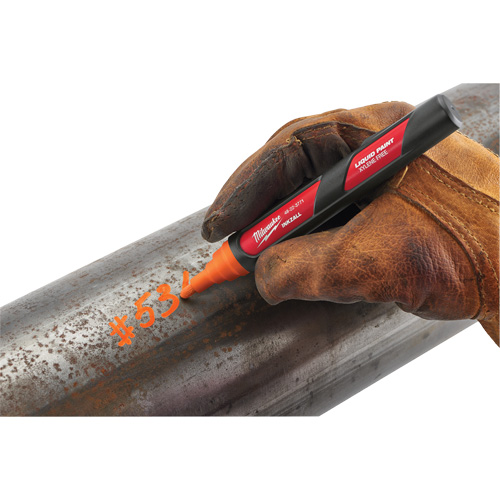 Inkzall Paint Markers, Liquid, Orange Cam Industrial