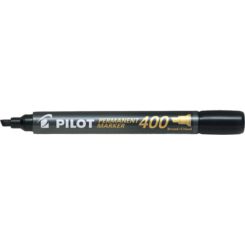 400 Permanent Marker, Chisel, Black Cam Industrial