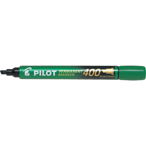 400 Permanent Marker, Chisel, Green Cam Industrial