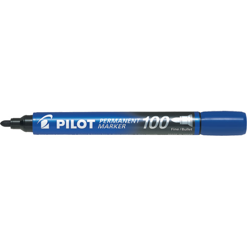 Series 100 Permanent Marker, Blue, Bullet Tip Cam Industrial