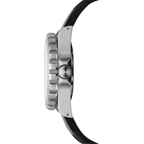 Large Diver's Automatic Watch, Digital, Battery Operated, 41 mm, Black Cam Industrial