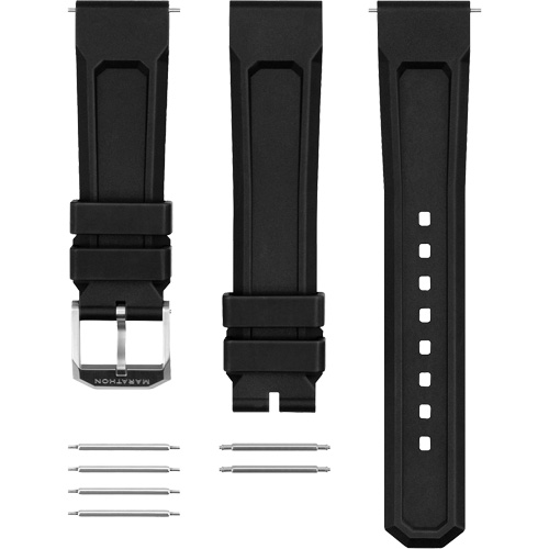 Large Diver's Quartz Watch, Digital, Battery Operated, 41 mm, Black Cam Industrial