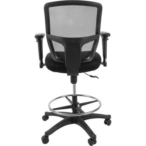Tabouret de travail en maille, Mobile, Ajustable Hauteur, Capacit&eacute; 450 lb Cam Industrial