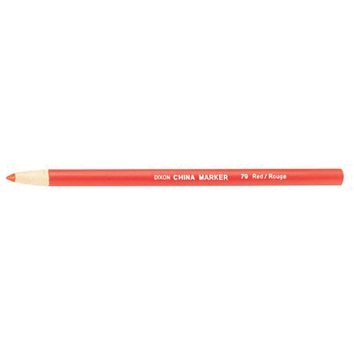 Marqueur gras Dixon rouge, Rouge Cam Industrial