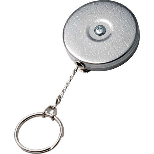Original Series Retractable Keychain, Chrome, 24" Cable, Belt Clip Attachment Cam Industrial