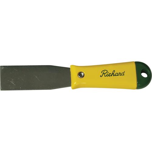 Putty Knife with Plastic Handle, 1-3/16", Carbon Steel Blade Cam Industrial