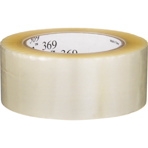 Tartan 369 Box Sealing Tape, Acrylic Adhesive, 1.6 mils, 48 mm (1-22/25") x 100 m (328') Cam Industrial