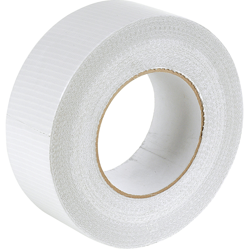 Utility Grade Duct Tape AC20, 9 mils, White, 48 mm (2") x 55 m (180') Cam Industrial