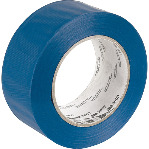 Rubans adh&eacute;sifs en vinyle 3903, 50 mm (2") la x 45,5 m (149,25') lo, 6,3 mils, Bleu Cam Industrial