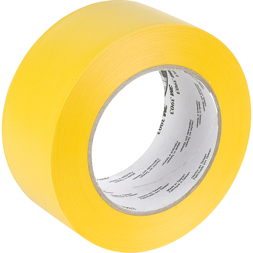 3903 Vinyl Duct Tape, 50 mm (2") W x 45.5 m (149.25') L, 6.3 mils, Yellow Cam Industrial