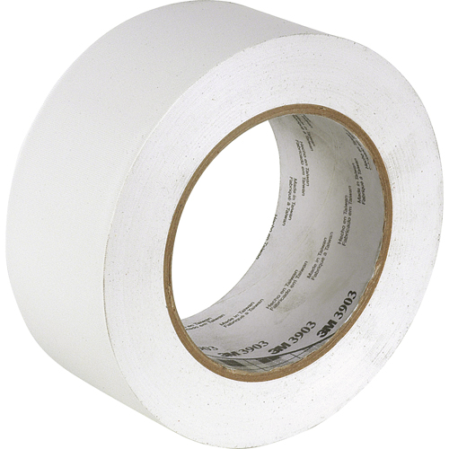 Rubans adh&eacute;sifs en vinyle 3903, 50 mm (2") la x 45,5 m (149,25') lo, 6,3 mils, Blanc Cam Industrial