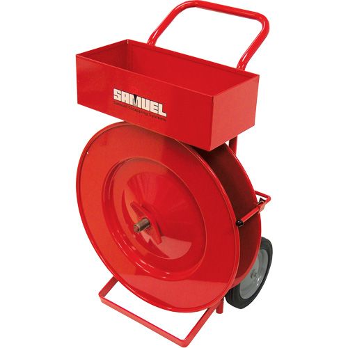Distributeur de feuillards, Feuillard Polyester/Acier/Polypropyl&egrave;ne, Dia de noyau 16", largeur de rouleau 2,875" Cam Industrial