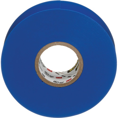 Rubans en vinyle pour codage en couleurs 35 Scotch, 19 mm (3/4") x 20,1 m (66'), Bleu, 7 mils Cam Industrial