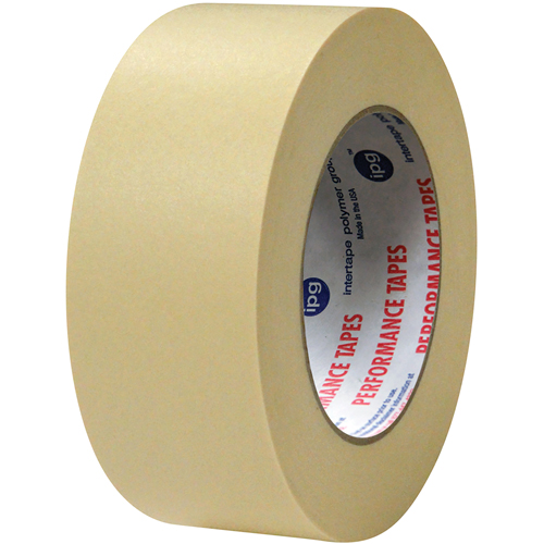 High Temp Premium Paper Masking Tapes, 48 mm (2") x 55 m (180'), Beige Cam Industrial