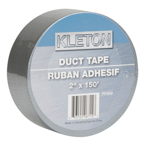 Utility Grade Duct Tape, 6 mils, Silver, 50 mm (2") x 45 m (148') Cam Industrial