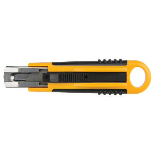 Couteau autor&eacute;tractable ATK1000, 18 mm, Acier au carbone, Prise en Plastique Cam Industrial