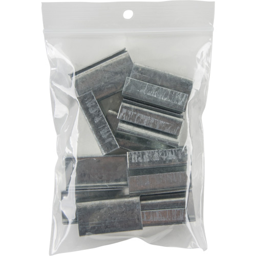 Sacs en poly, Refermable, 4" x 3", 4 mils Cam Industrial