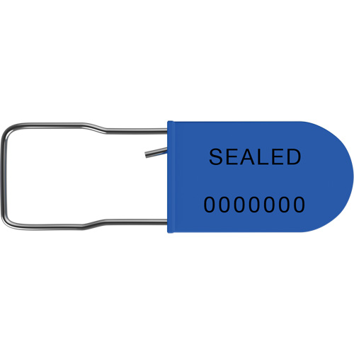 UniPad S Security Seals, 1-1/2", Metal/Plastic, Padlock Cam Industrial
