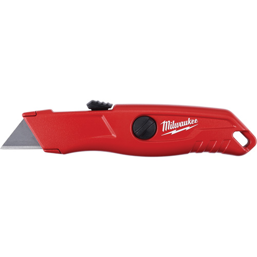 Self-Retracting Knife, 3/4", Steel, Metal Handle Cam Industrial