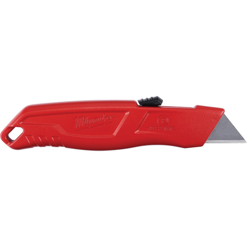Self-Retracting Knife, 3/4", Steel, Metal Handle Cam Industrial