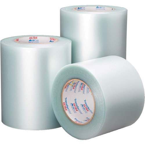 TransferRite&reg; Ultra Clear Tape, Polypropylene, 355.6 mm (14") W x 91.44 m (300') L, 3.9 mils Thick Cam Industrial