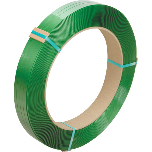 Strapping, Polyester, 1/2" W x 3380' L, Green, Manual Grade Cam Industrial