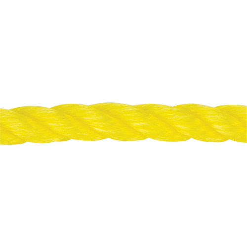 1/2" Braided Yellow Rope, Polypropylene, 335' Cam Industrial